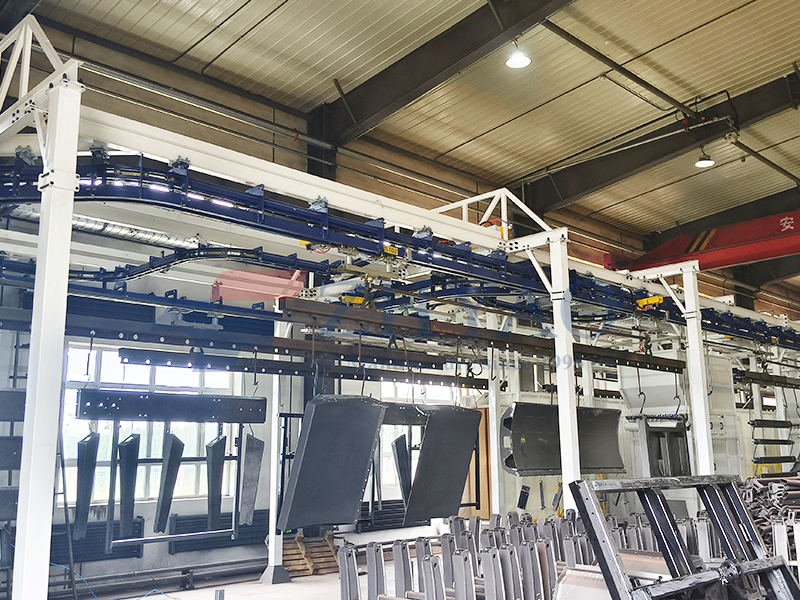 Semi-automatic powder spraying equipment-large machinery equipment spraying line