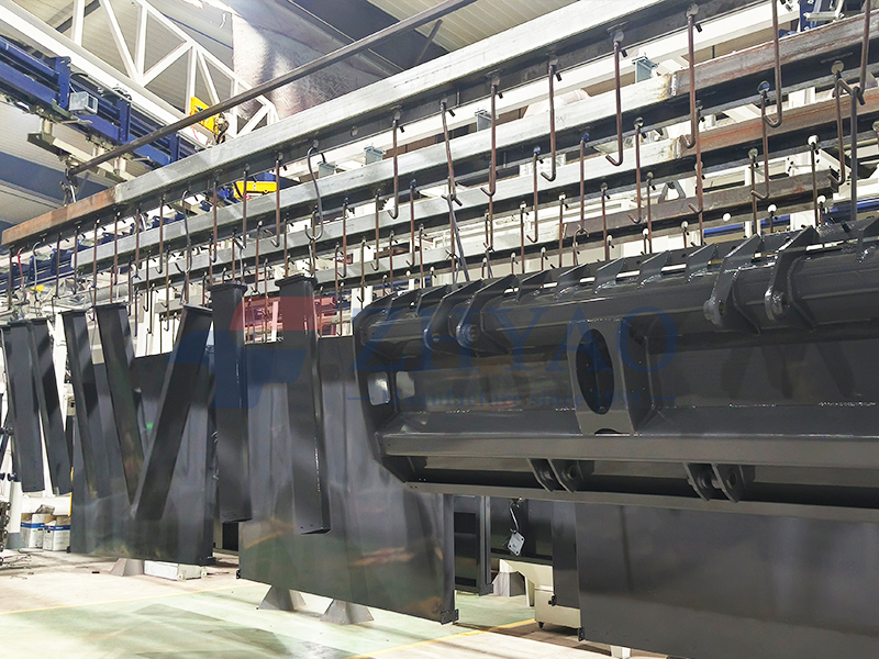 Semi-automatic powder spraying equipment-large machinery equipment spraying line