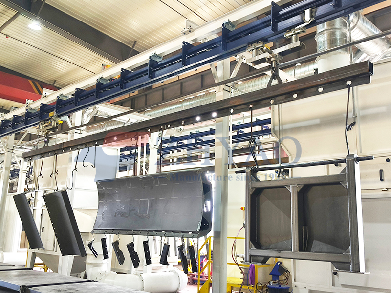 Semi-automatic powder spraying equipment-large machinery equipment spraying line