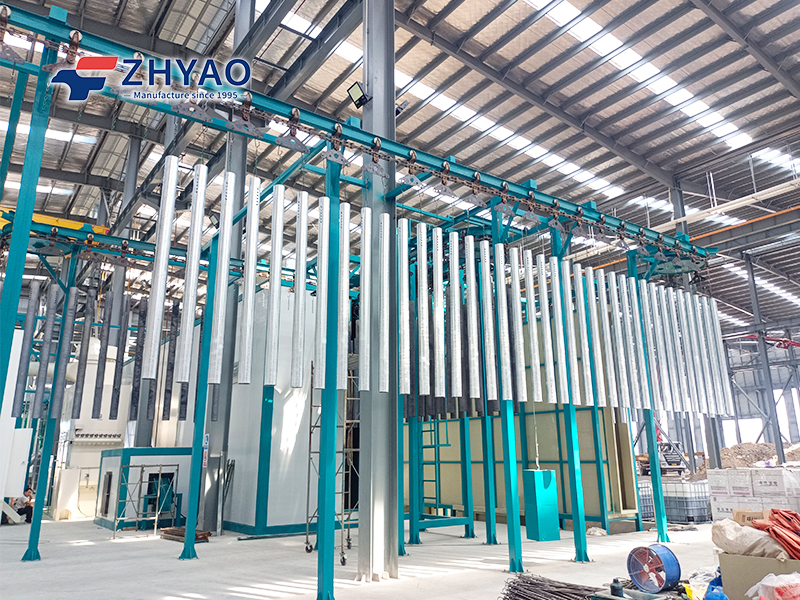 Vertical Powder Coating Line