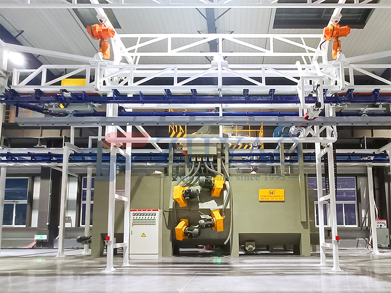Shot Blasting Pretreatment System