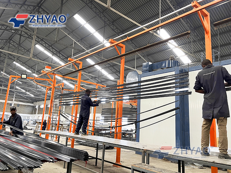 Kenya Aluminum Products Powder Coating Line Project