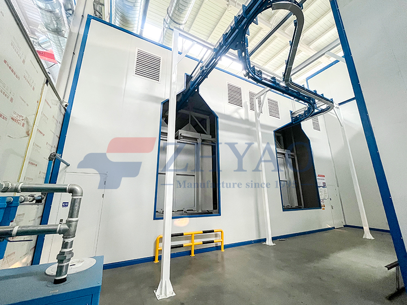 automated powder coating system