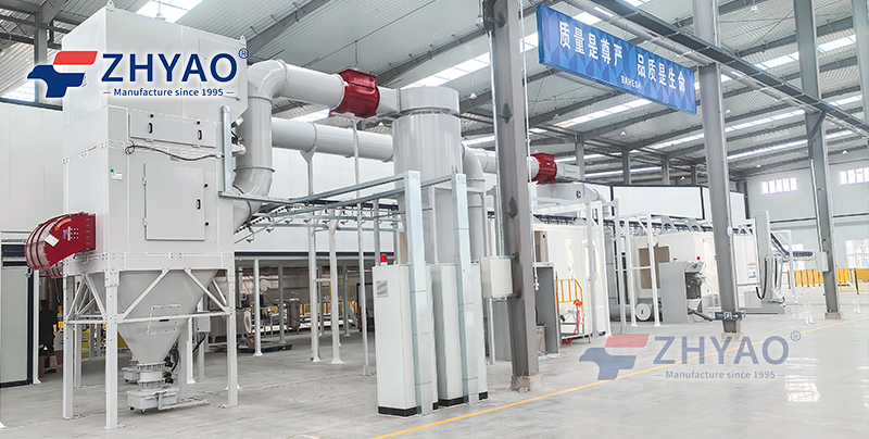 Powder coating line Powder coating line