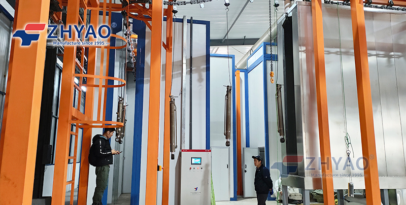 Liquid painting line