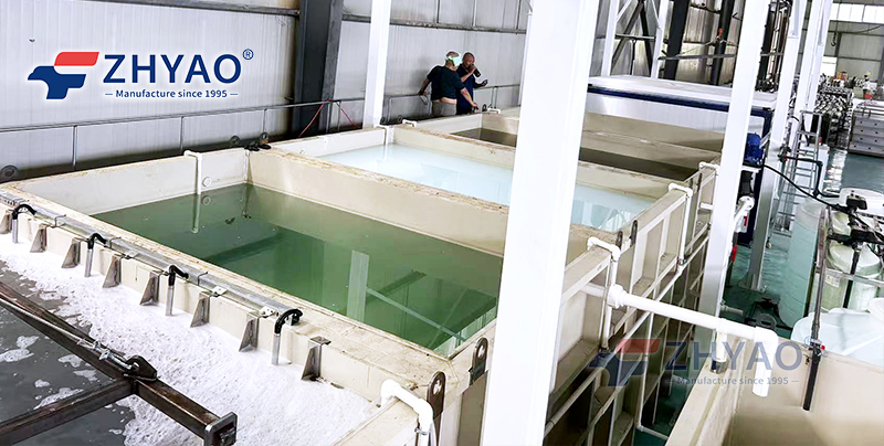 Immersion tank pretreatment Immersion tank pretreatment