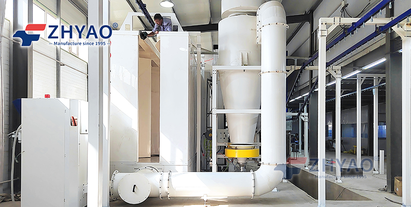powder coating line powder coating line