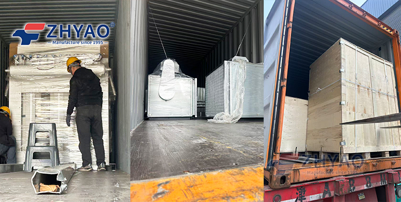 Brazil Chain Conveyor Powder Coating Line Shipped | ZHYAO