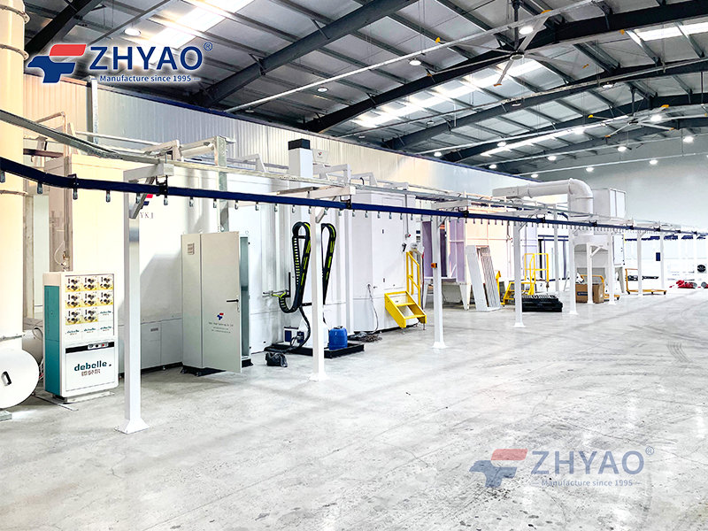 Mongolia Electrical Cabinet Powder Coating Line Project