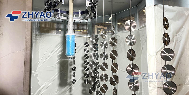 Diamond Saw Blade Spraying Line Diamond Saw Blade Spraying Line