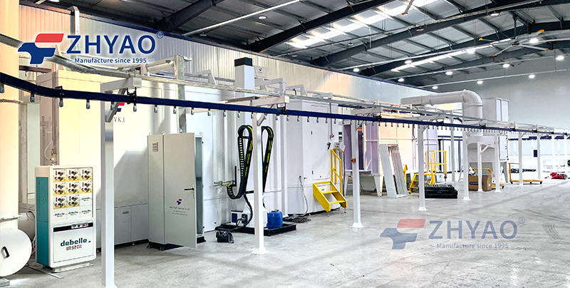 powder coating line powder coating line