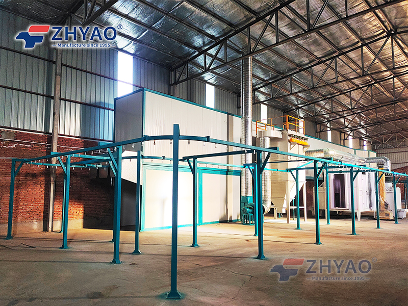 Electrical Cabinet Powder Coating Line Project in Hebei, China